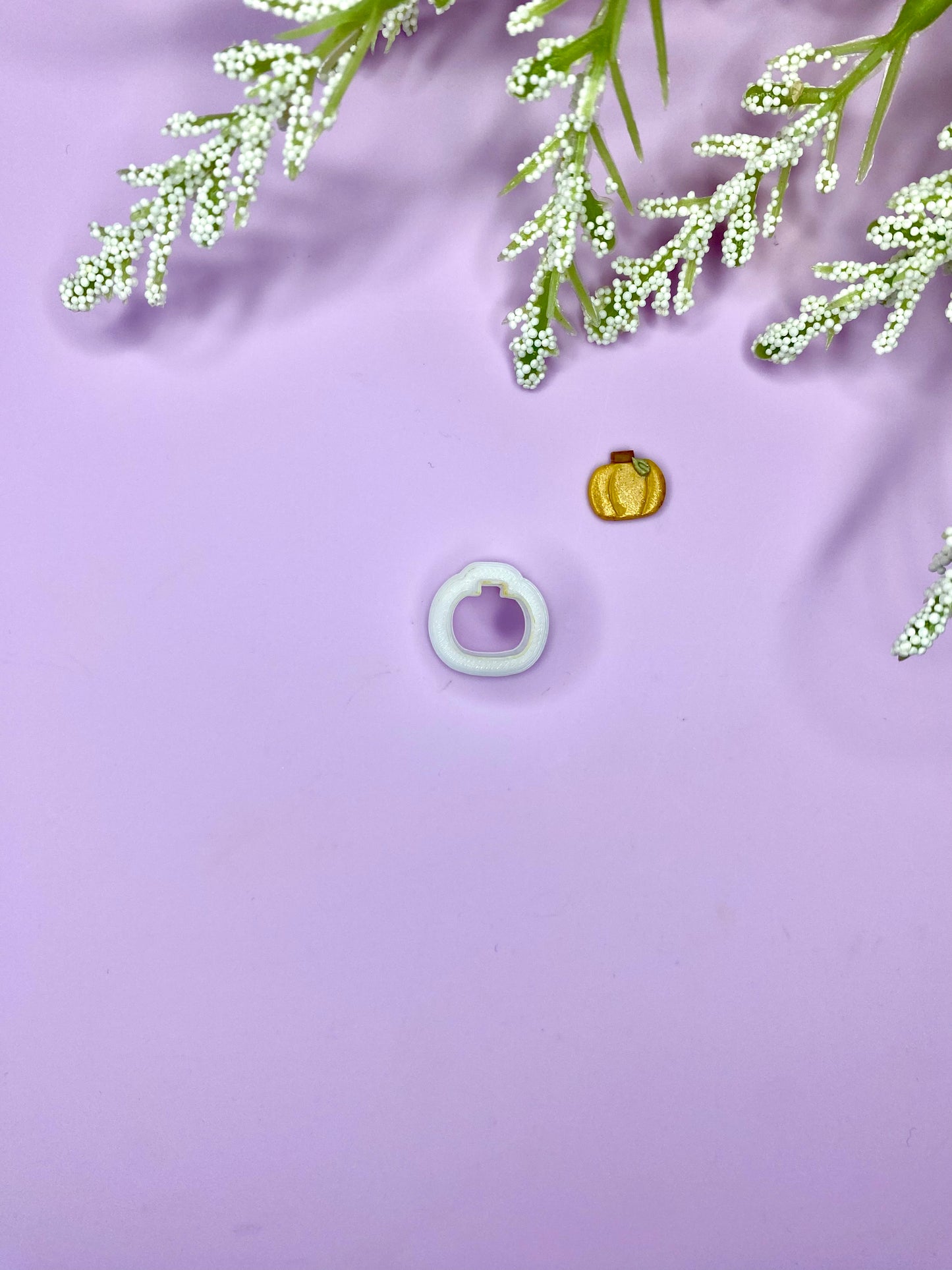 Micro Pumpkin - Polymer Clay Cutter