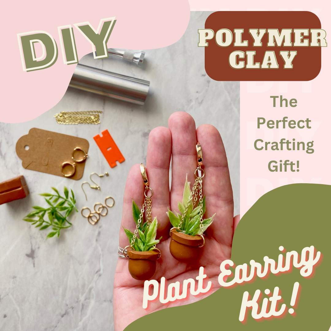hanging plant kit Hanging Plant Earring Kit
