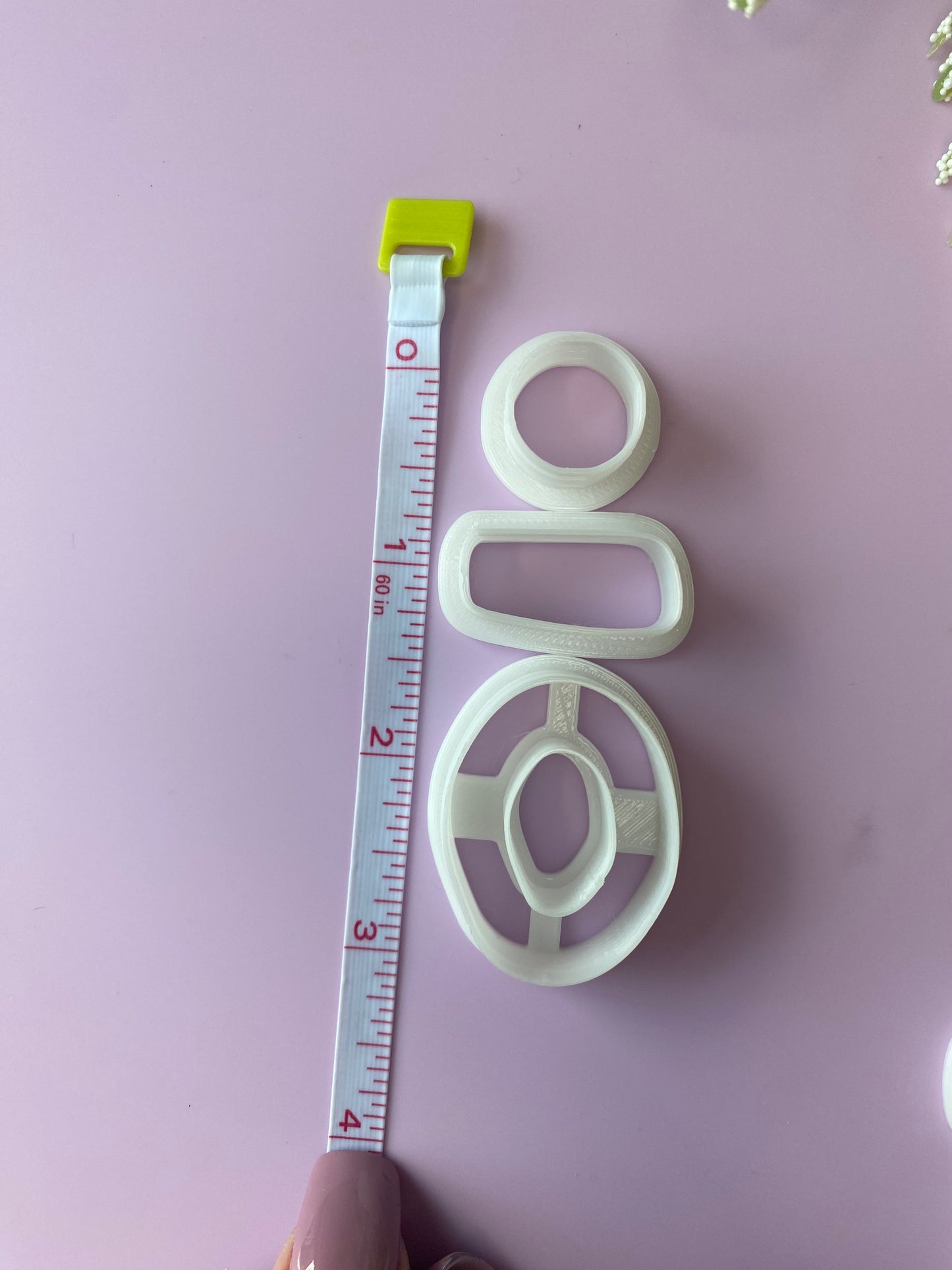 Organic Donut Set #2 - Polymer Clay Cutter Set