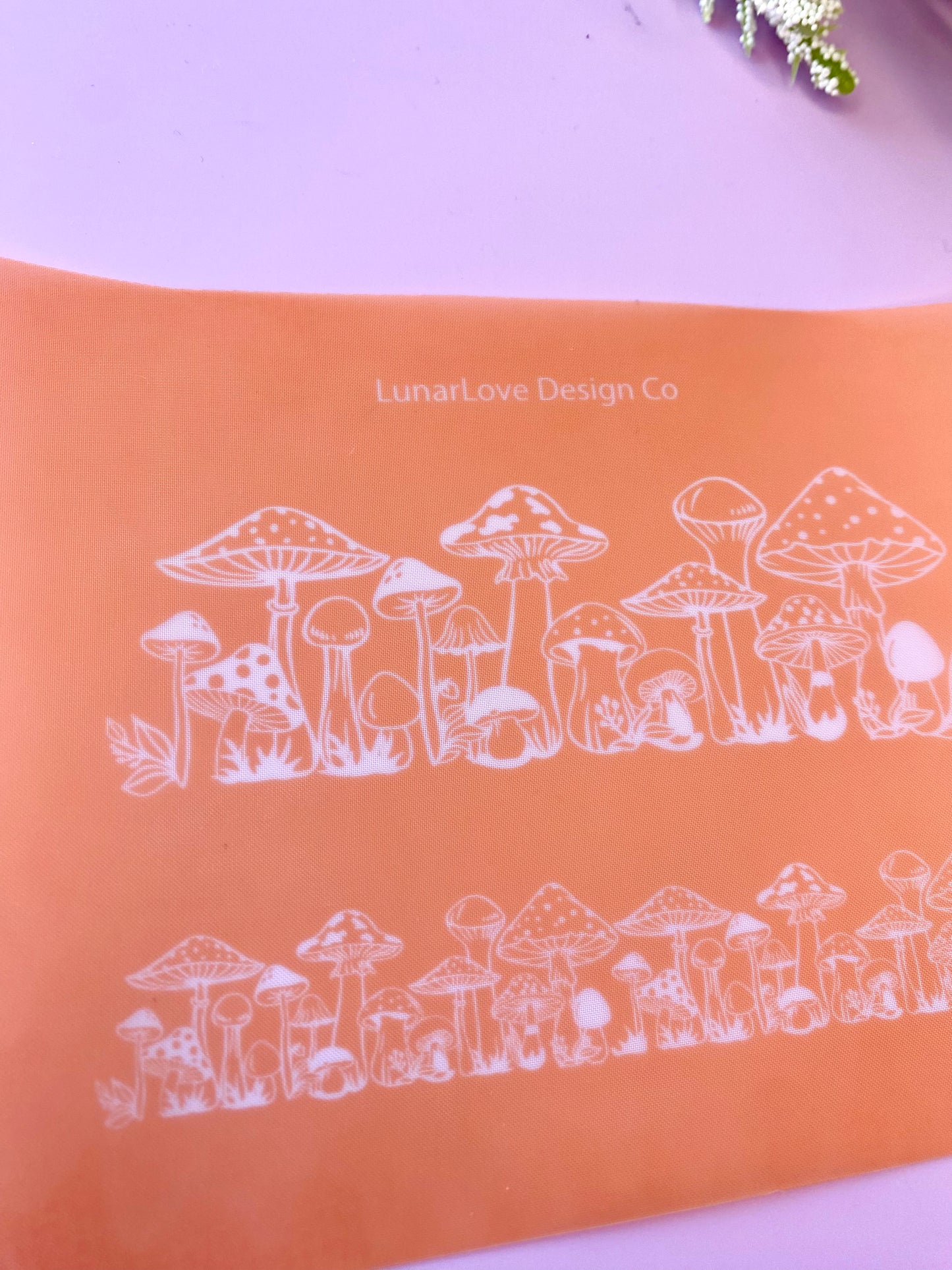 Mushroom - Polymer Clay Silkscreen