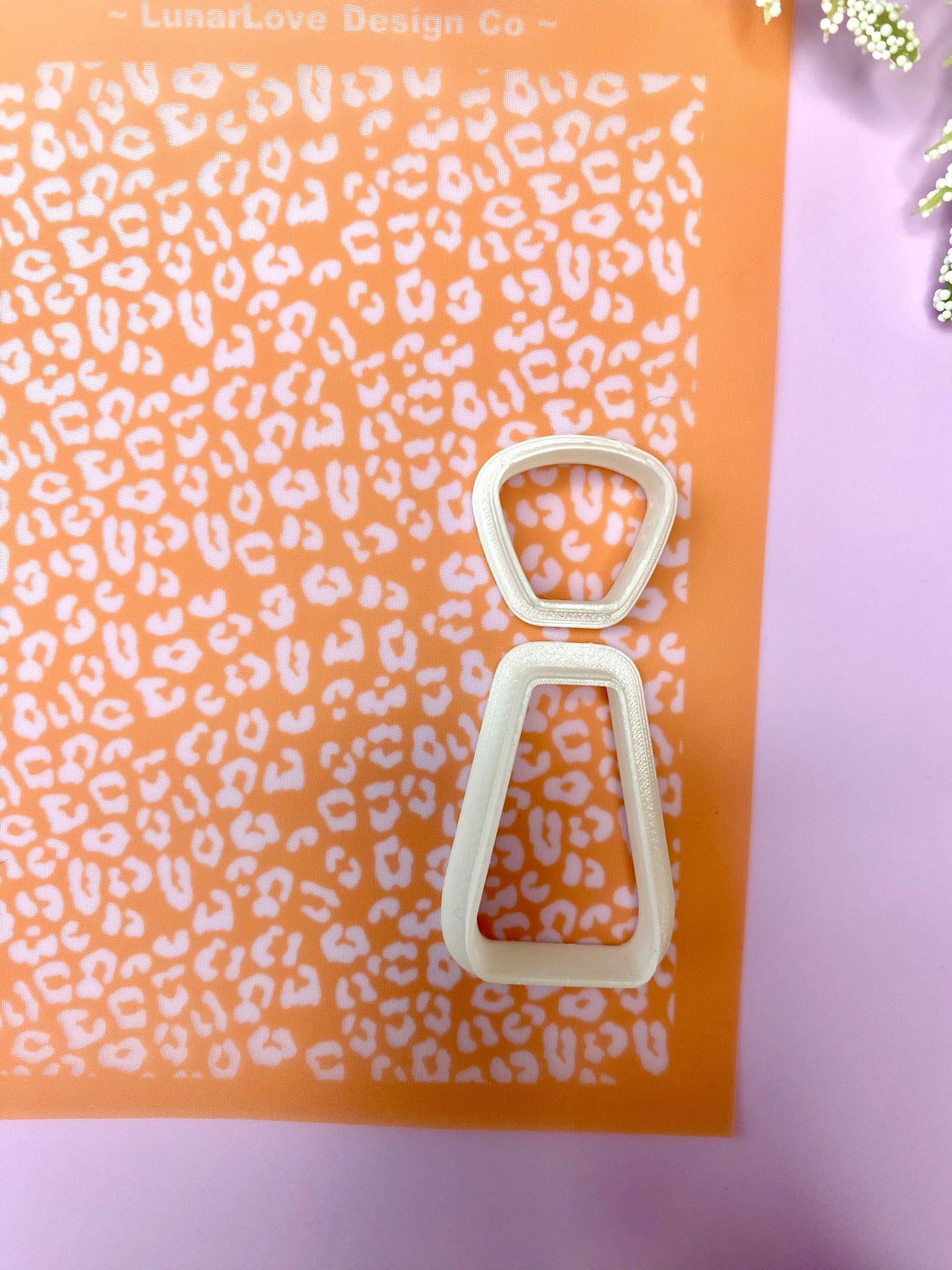 Mini Cheetah Leopard - Polymer Clay Silkscreen