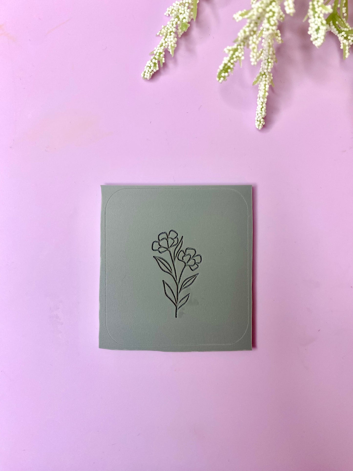 Polymer Clay Texture Mat - Floral 5