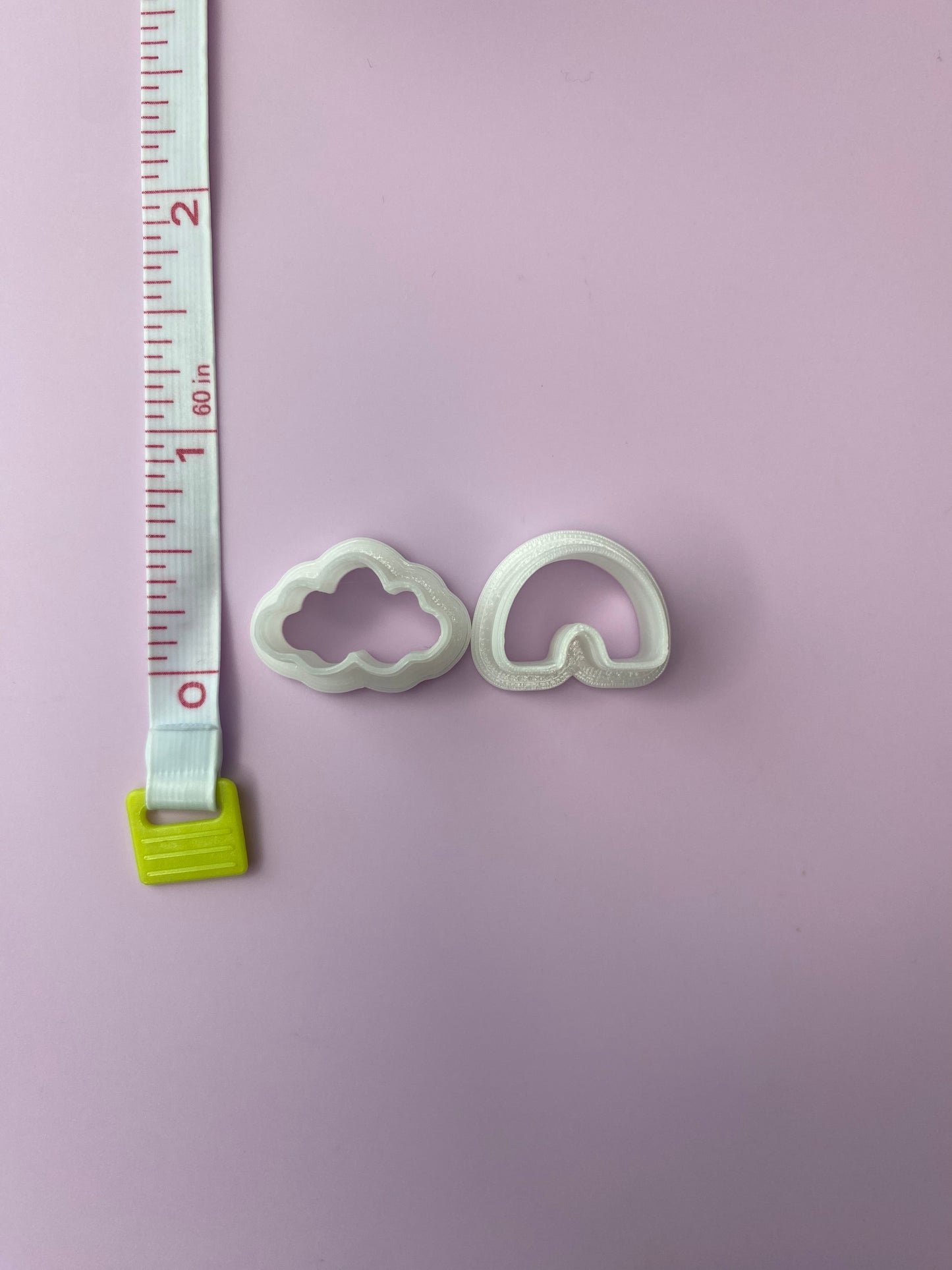 Mini Rainbow Cloud Studs - Polymer Clay Cutters