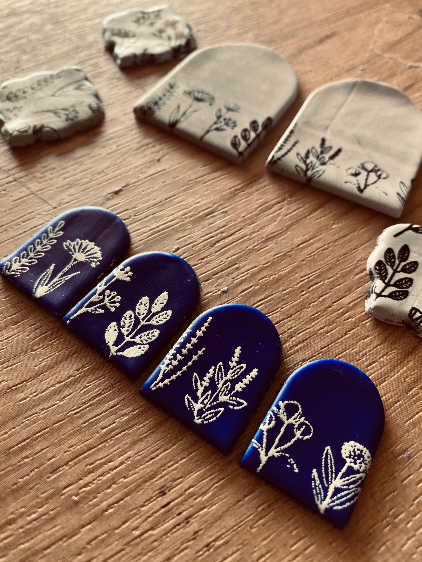 Wildflower - Polymer Clay Silkscreen