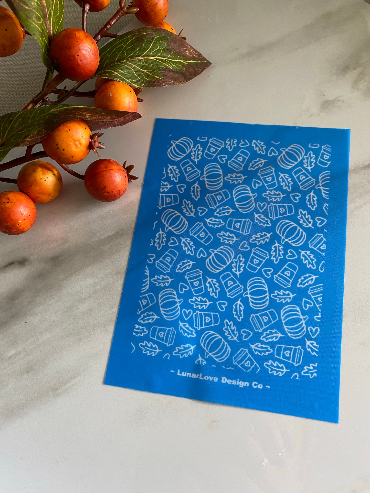 Pumpkin Latte - Polymer Clay Silkscreen