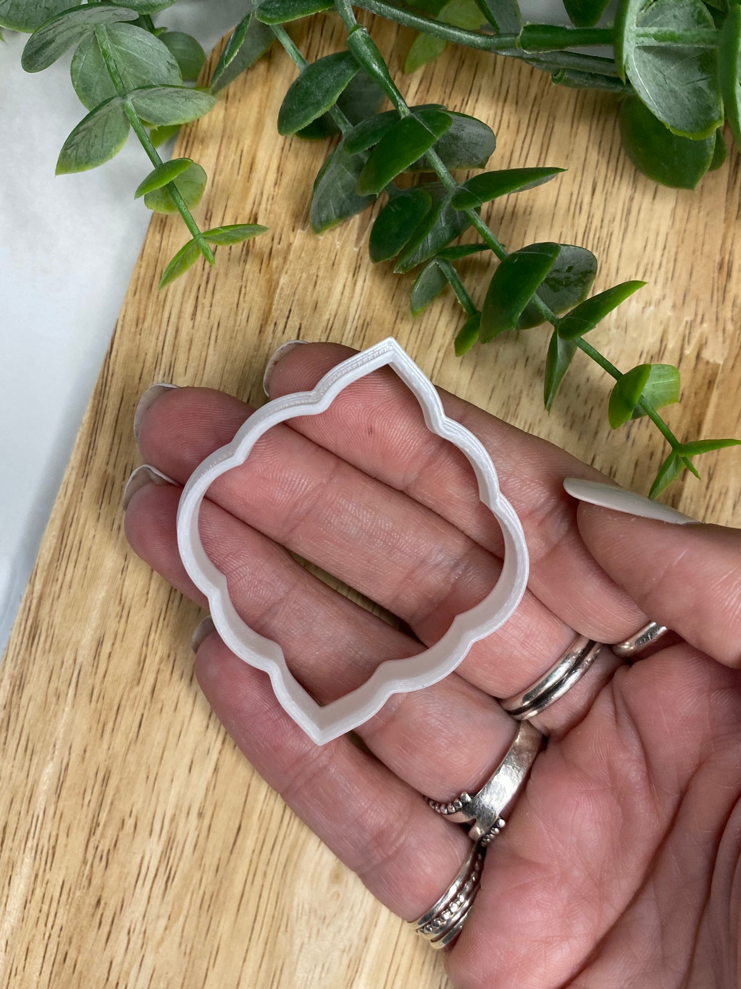 Scalloped Diamond - Polymer Clay Cutter