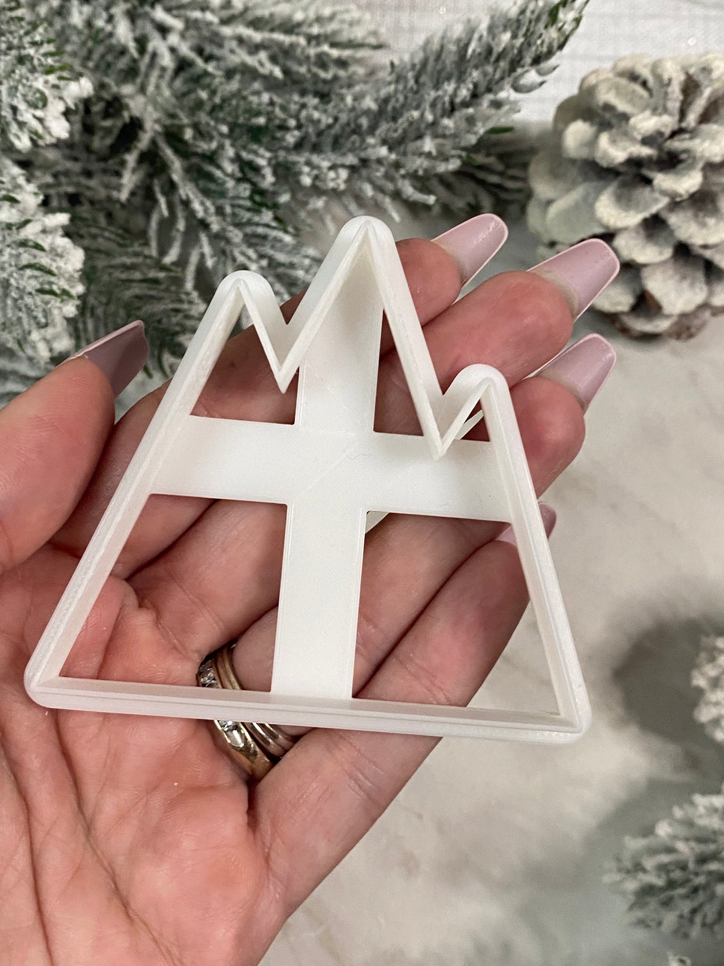 Mountain Ornament Car Hanger - Polymer Clay Cutters