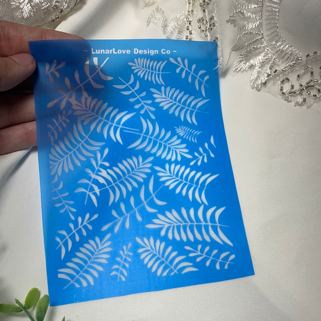 Fern - Polymer Clay Silkscreen