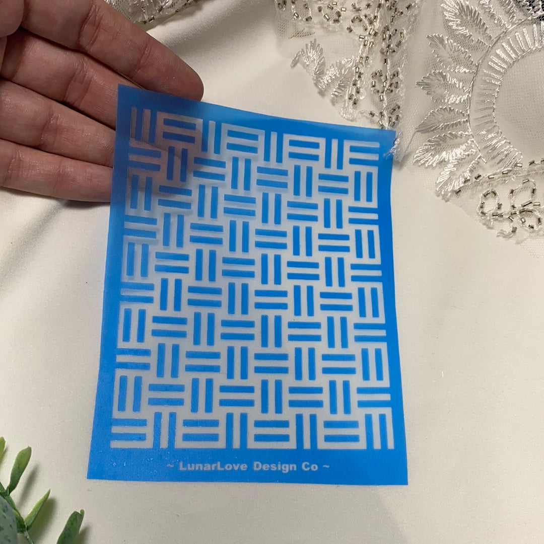 Stitches - Polymer Clay Silkscreen