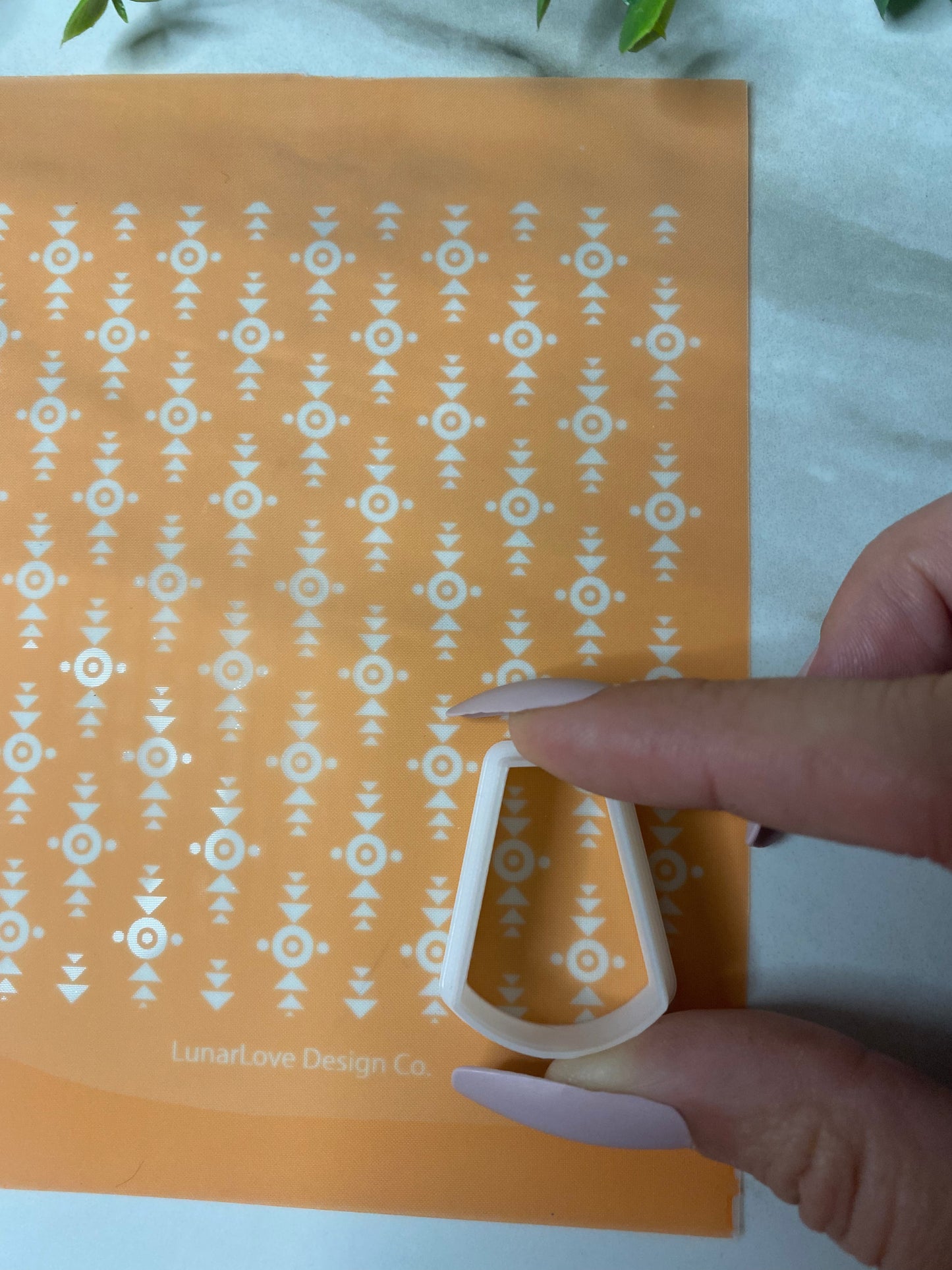 Abstract Eye - Polymer Clay Silkscreens