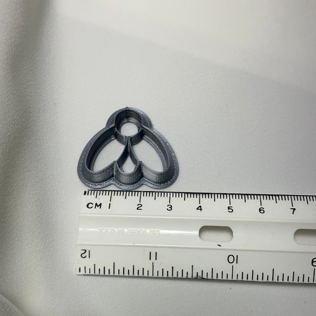 Lotus 3 Petal- Polymer Clay Cutter