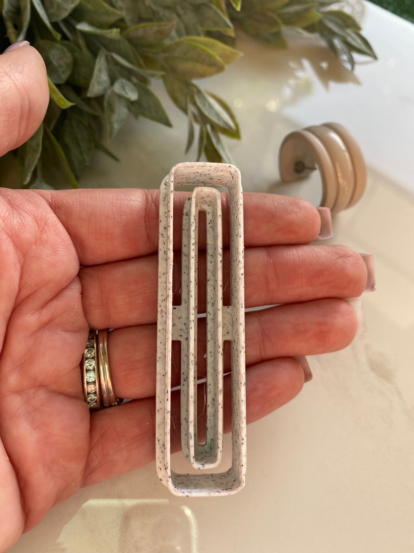 Hoop Embossed - Polymer Clay Cutter