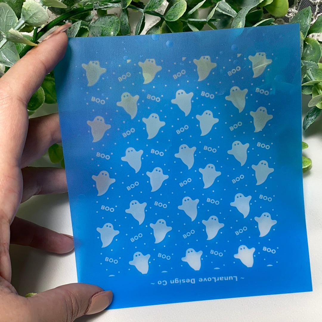 * Boo Boo Halloween - Polymer Clay Silkscreen