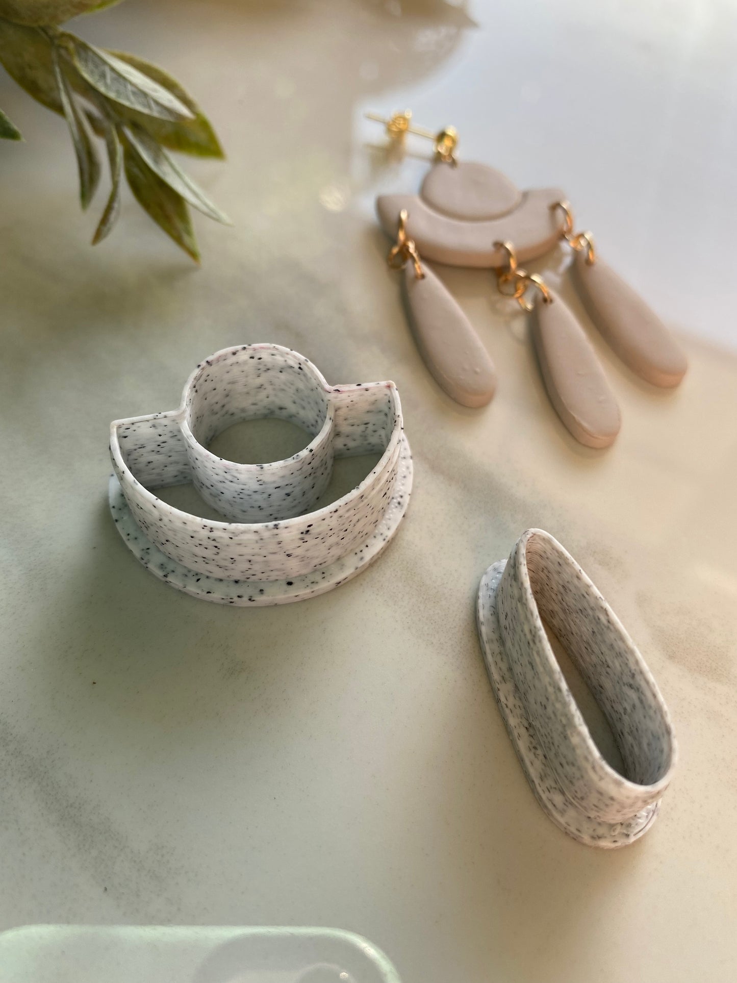 Deco Round Fan - Polymer Clay Cutter