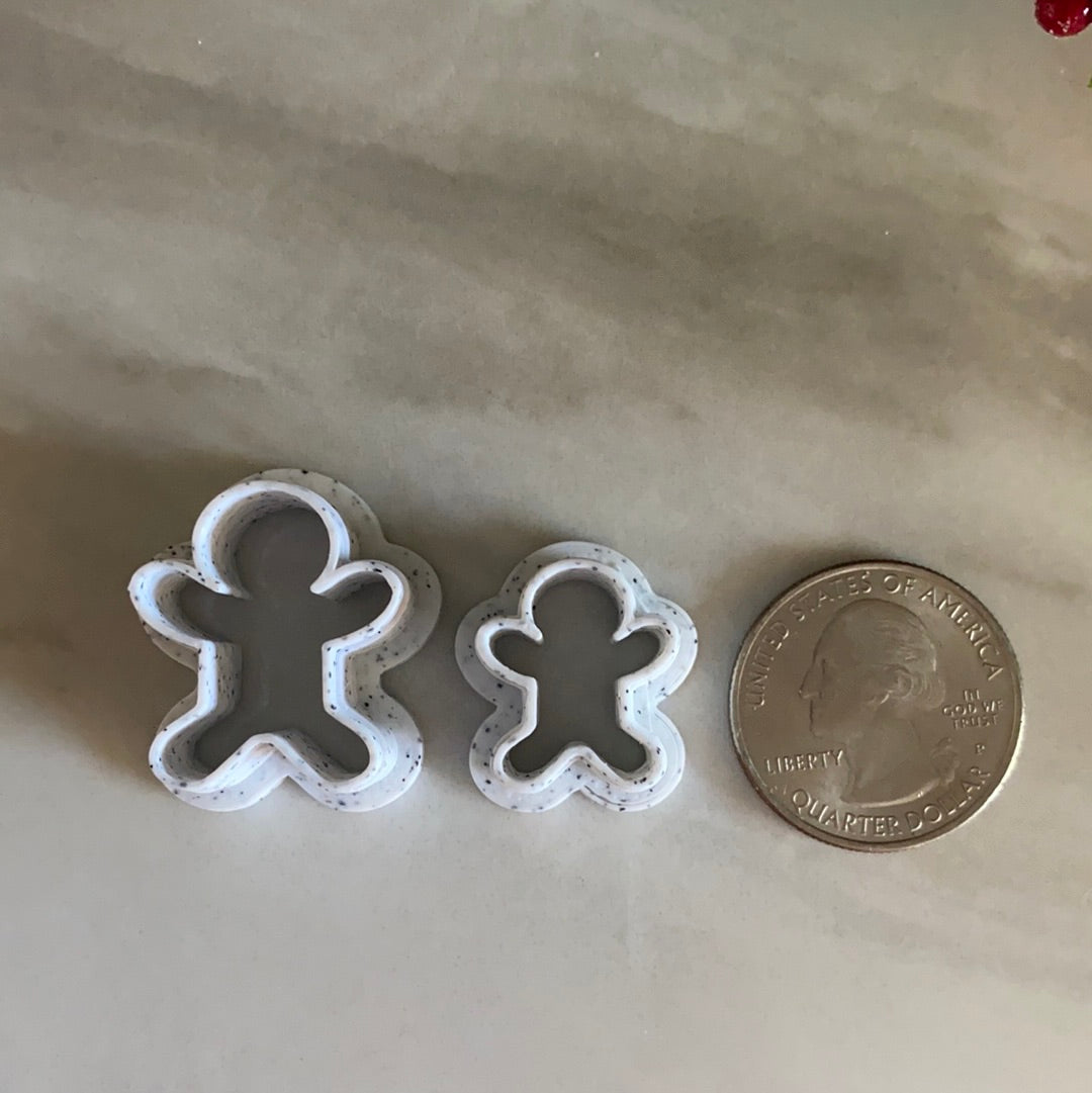 Gingerbread Man - Polymer Clay Cutter