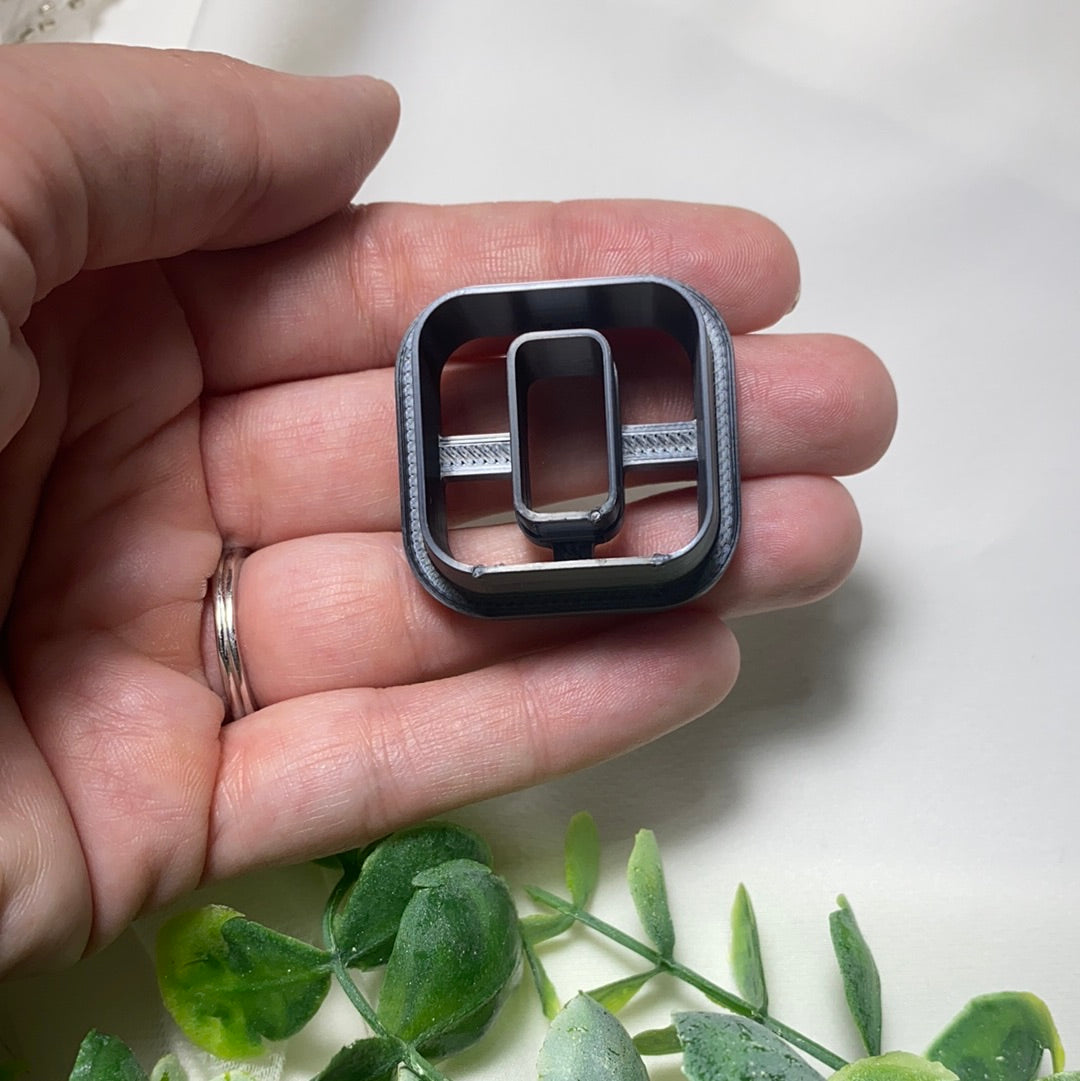 Squoval Donut - Polymer Clay Cutter