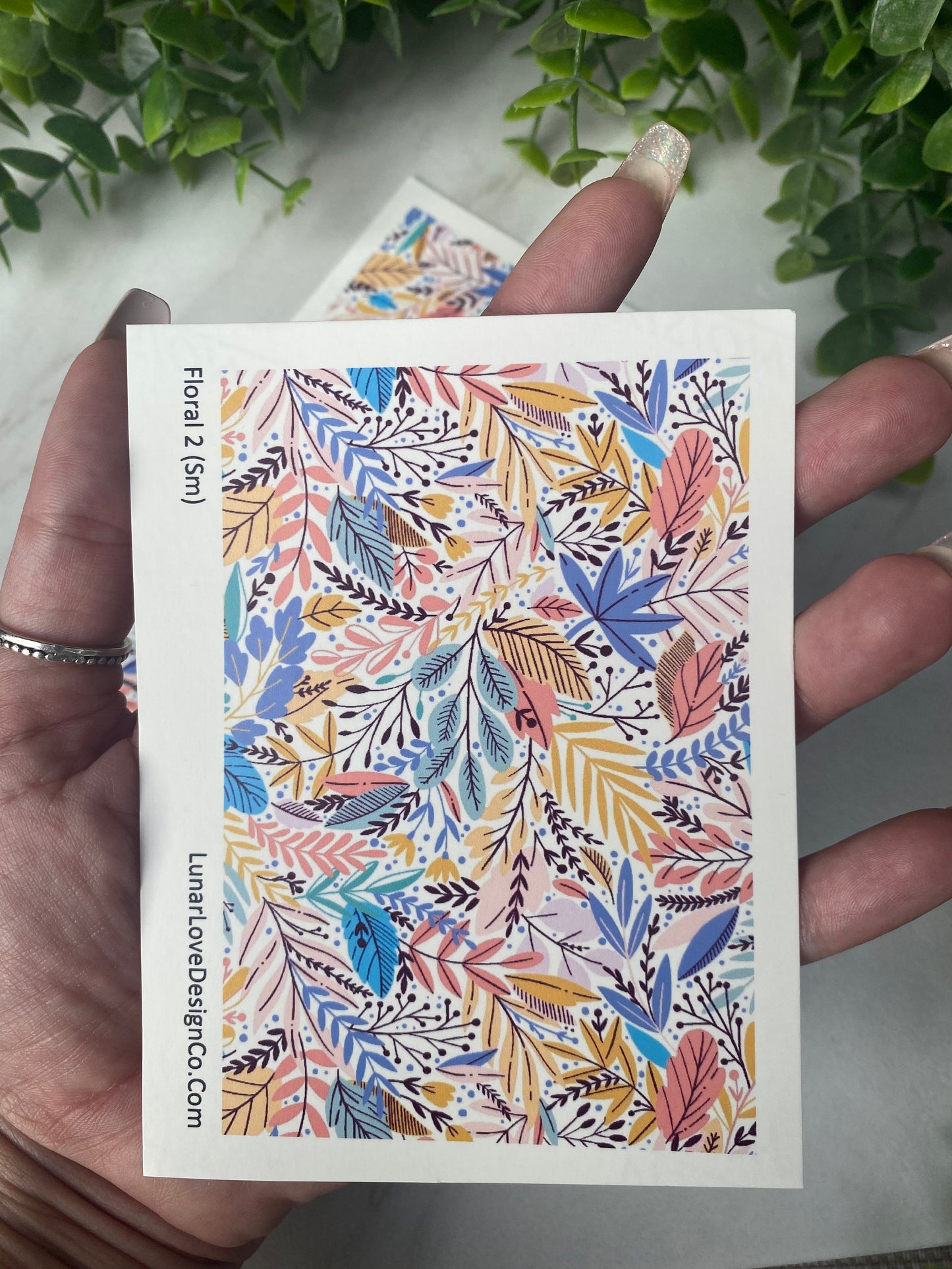 Floral 2 - Clay Tattoo Sheet