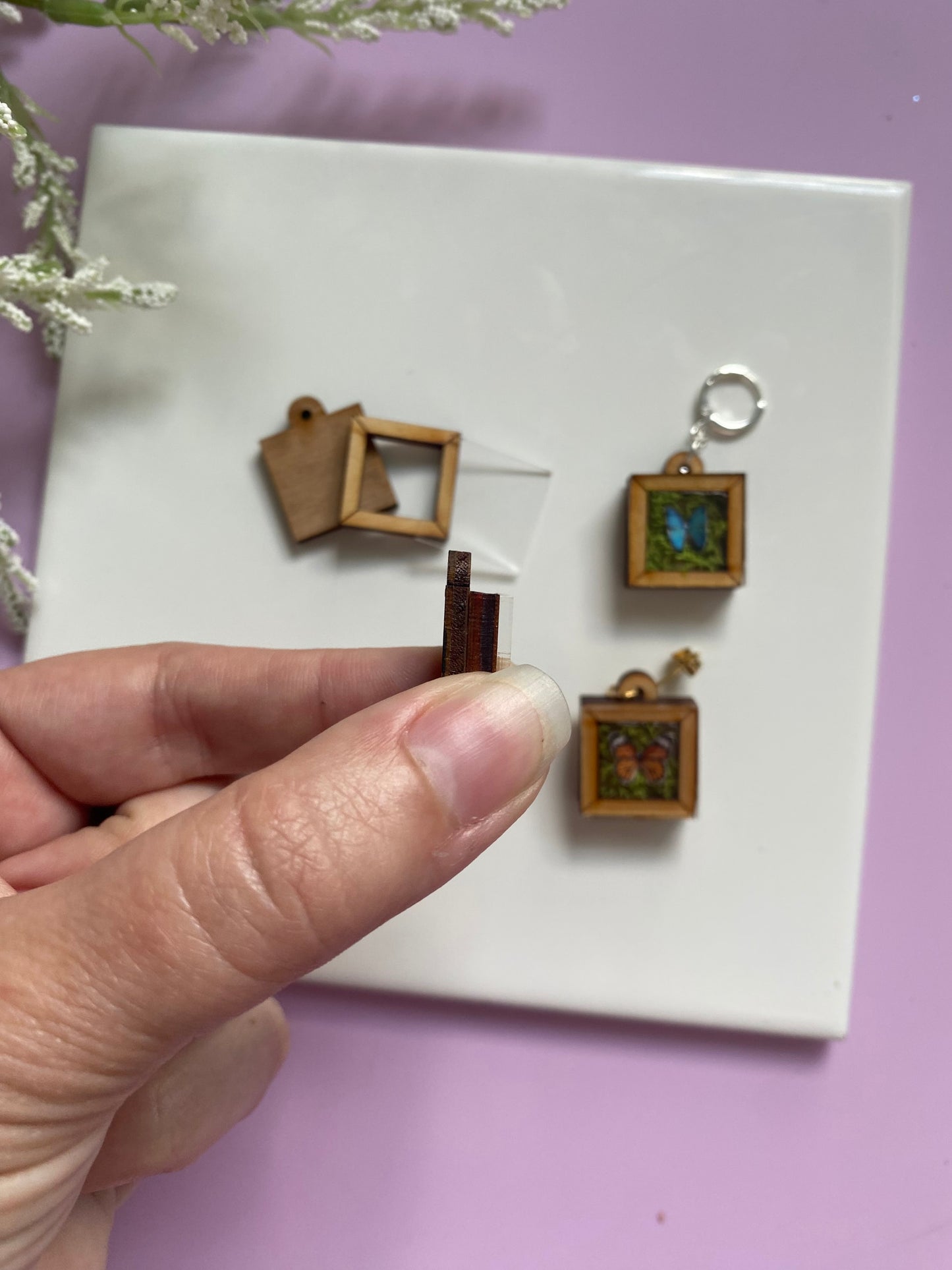 Mini Taxidermy Frame - Wooden Blank