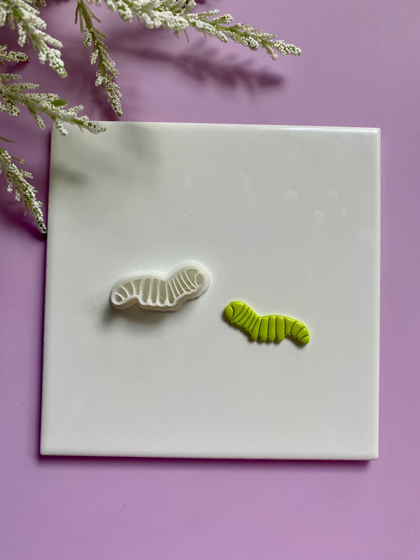 Caterpillar Polymer Clay Cutter