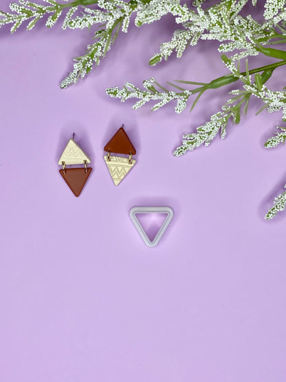 Triangle Stud - Polymer Clay Cutters