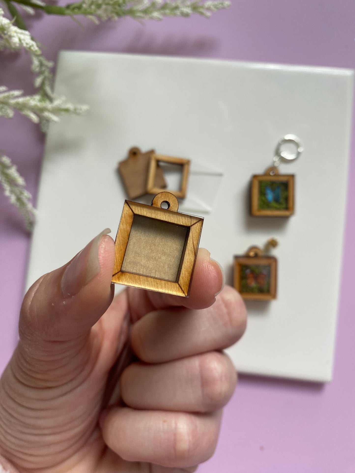 Mini Taxidermy Frame - Wooden Blank