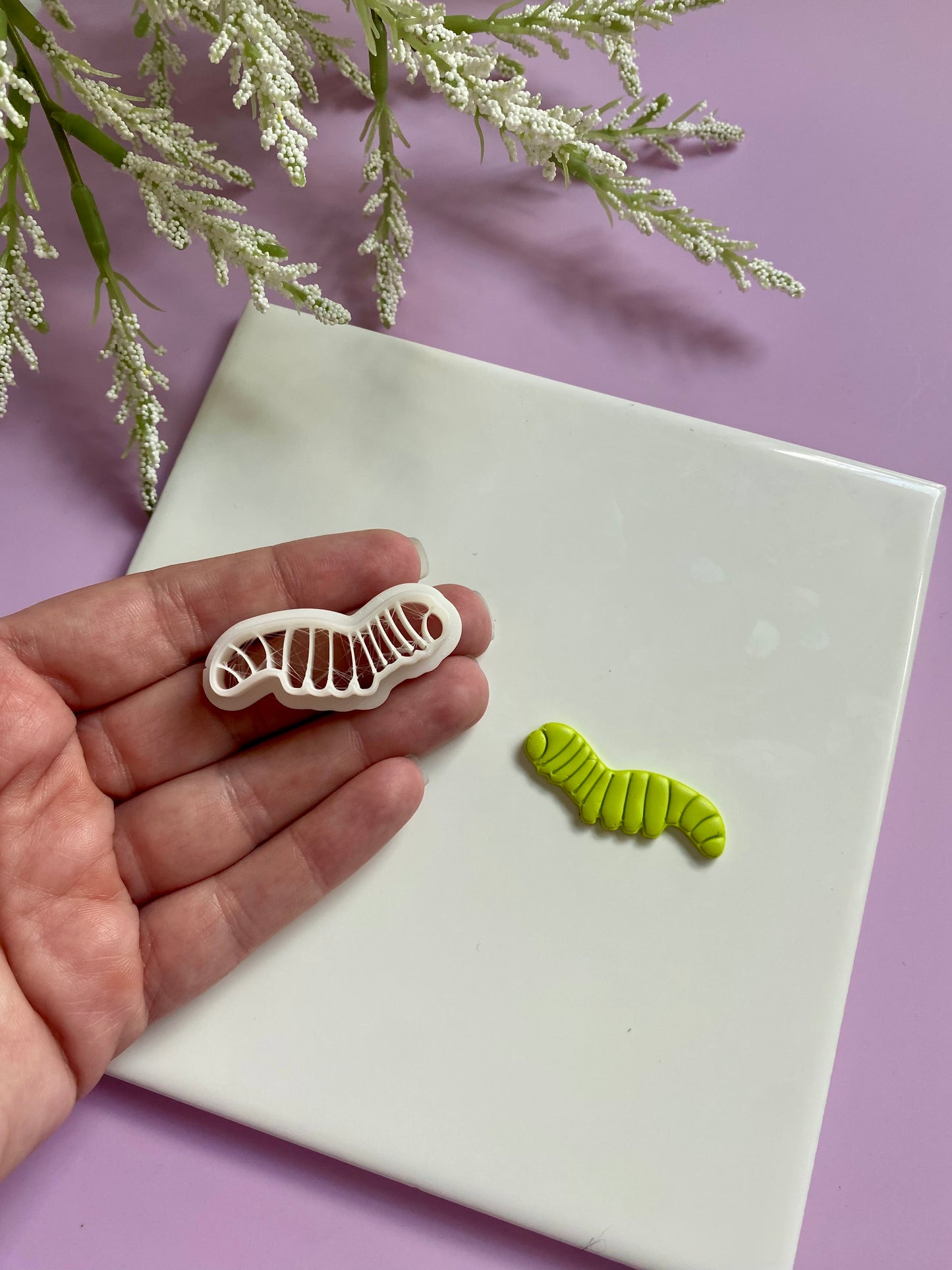 Caterpillar Polymer Clay Cutter