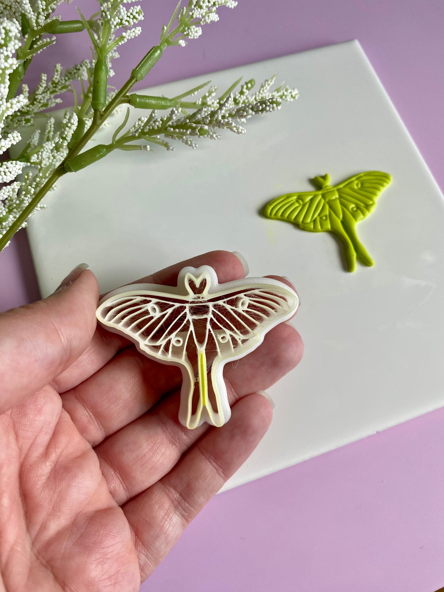 Luna Moth - Polymer Clay Cutter