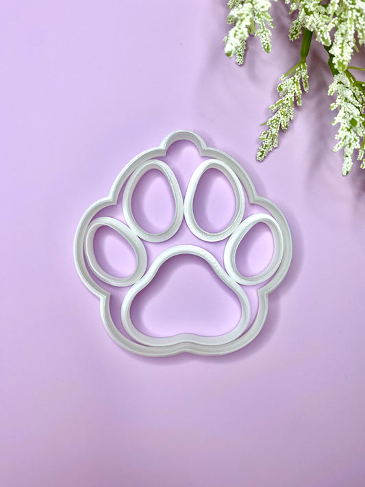 DIY Paw Ornament 4 Inch - Polymer Clay Cutters