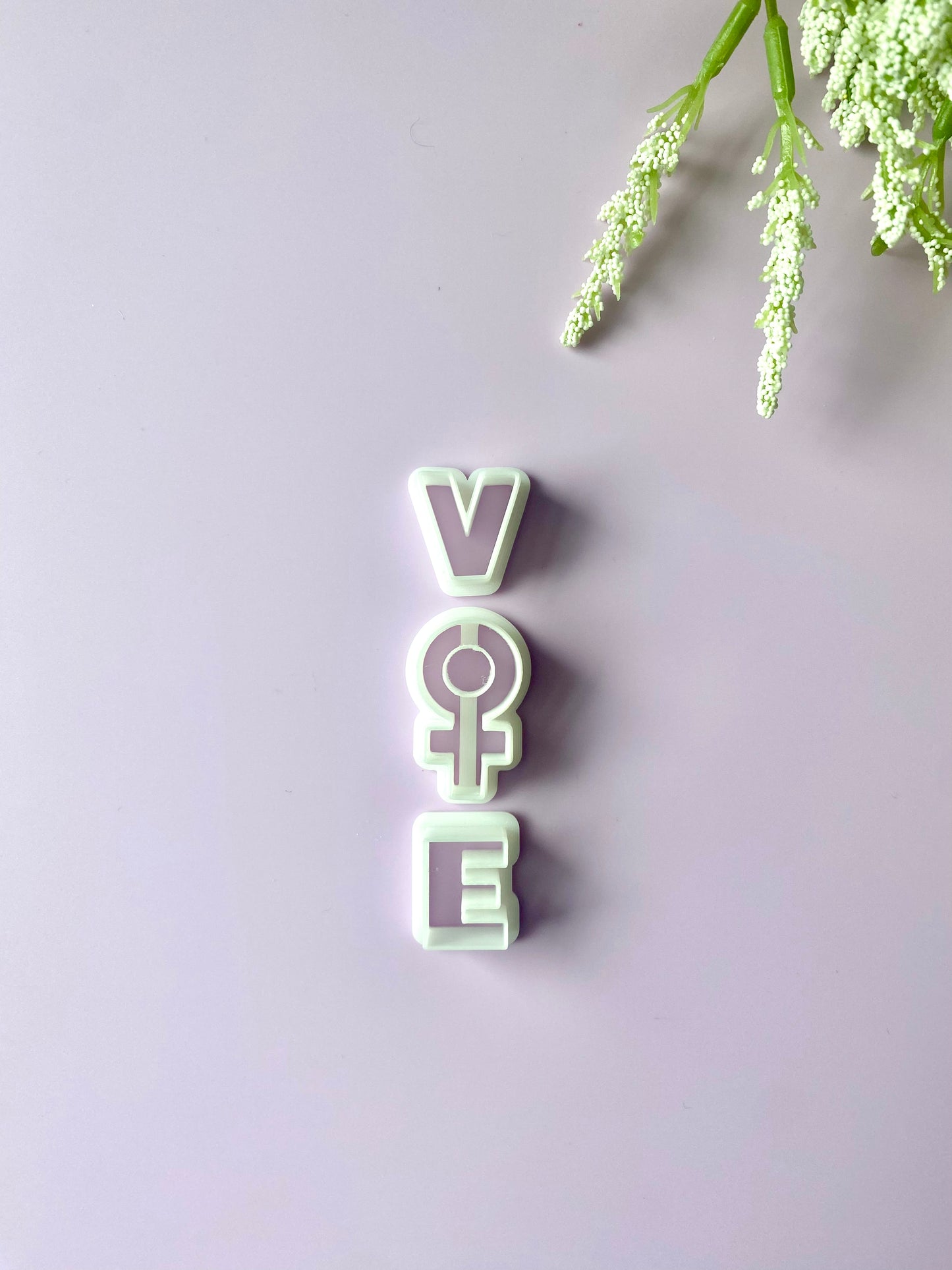 VOTE - Women Empowering Polymer Clay Cutter Set