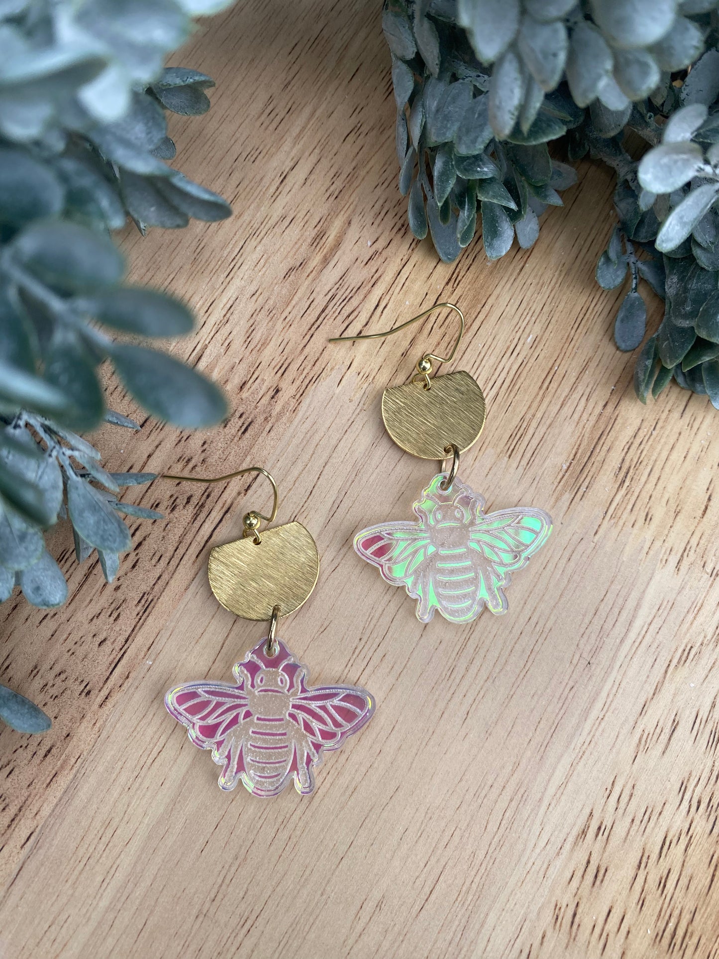 Fancy Bee - Acrylic Earrings