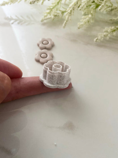Retro Flower - Polymer Clay Cutter