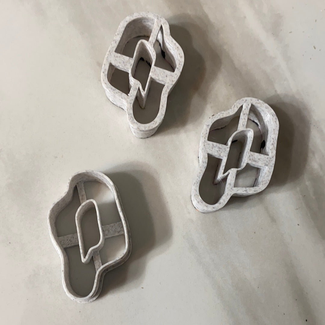 Organic Odd Chains - Polymer Clay Cutter