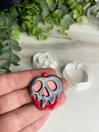 Spooky Candy Apple Polymer Clay Cutter