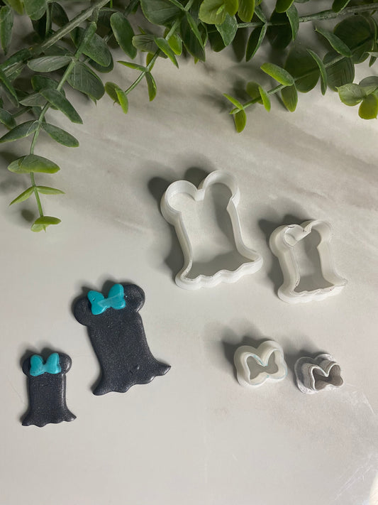 Ghost in Bows - Polymer Clay Cutters