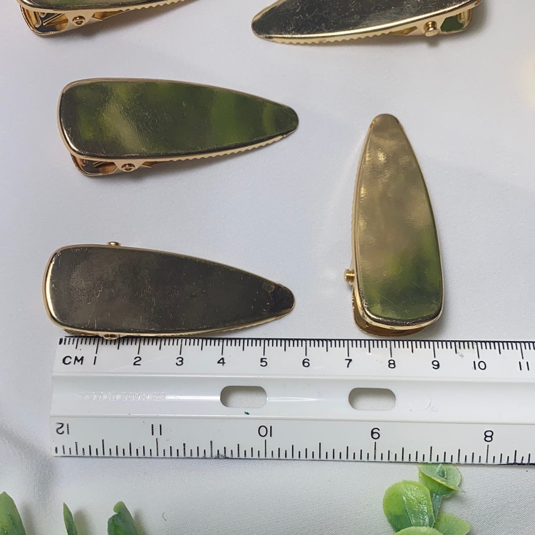 Barrett (Set of 3) - Gold Tone - Jewelry Findings