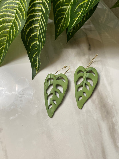 Swiss Cheese Monstera (Statement size) - Polymer Clay Cutter