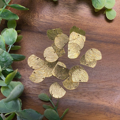 Rounded Brass Connects (2 Pc) - Jewelry Findings